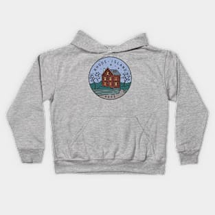 Rhode island love Kids Hoodie